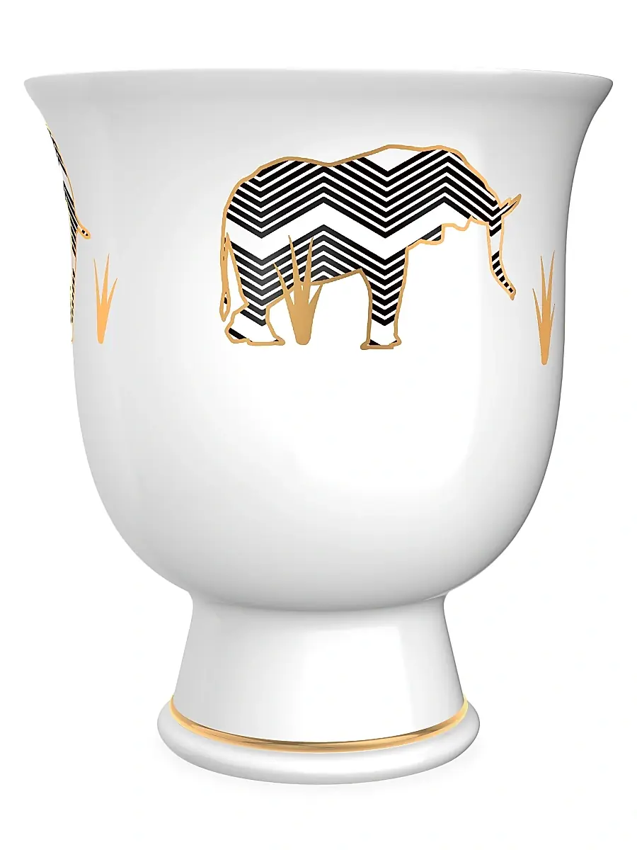 Memo Paris Women's Les Echappées 4-Piece Grapefruit Scented Bone China Eggcup Candle Set
