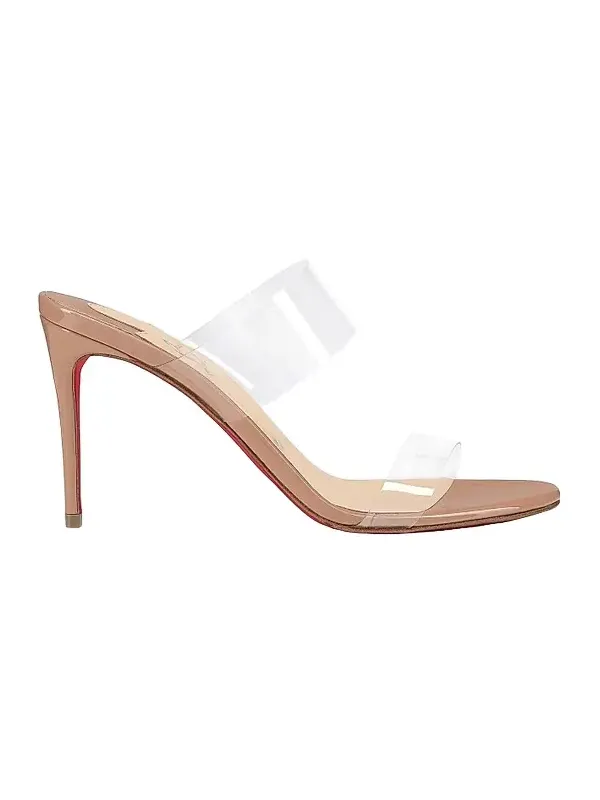 Women's Just Nothing 85MM Patent Leather Mules
