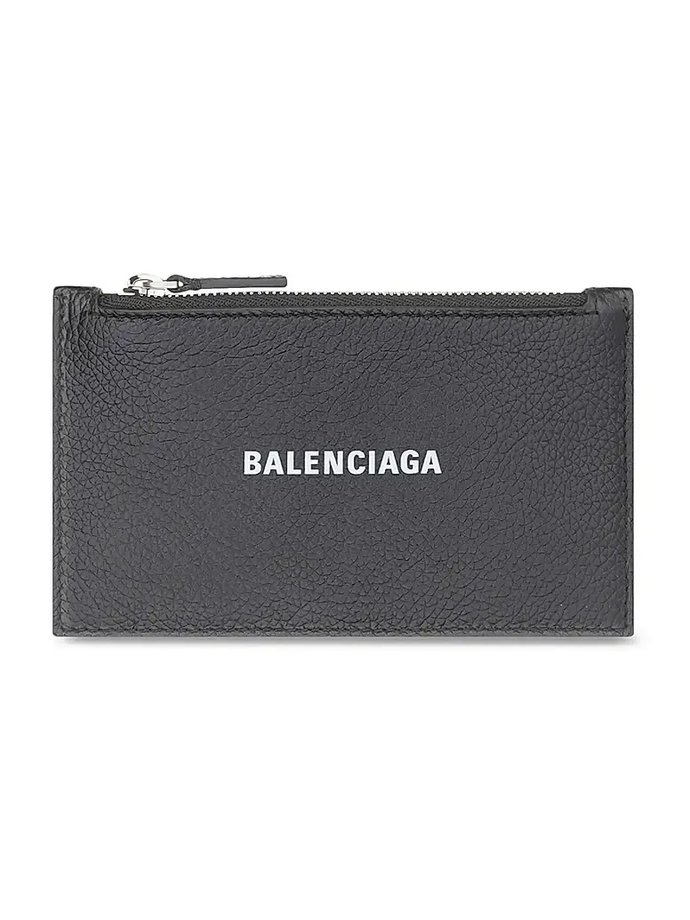Men's Cash Long Coin And Card Holder - Black White Men's Cash Long Coin And Card Holder - Black White