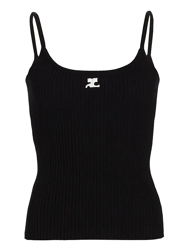 Courrèges Women's Re-Edition Rib-Knit Tank