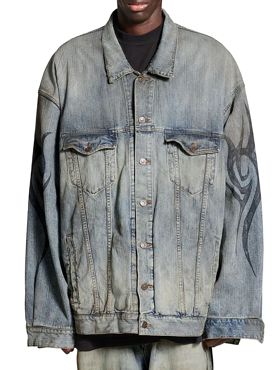 Balenciaga Men's Y2K Oversized Jacket | Thumbnail 3 Balenciaga Men's Y2K Oversized Jacket | Thumbnail 3