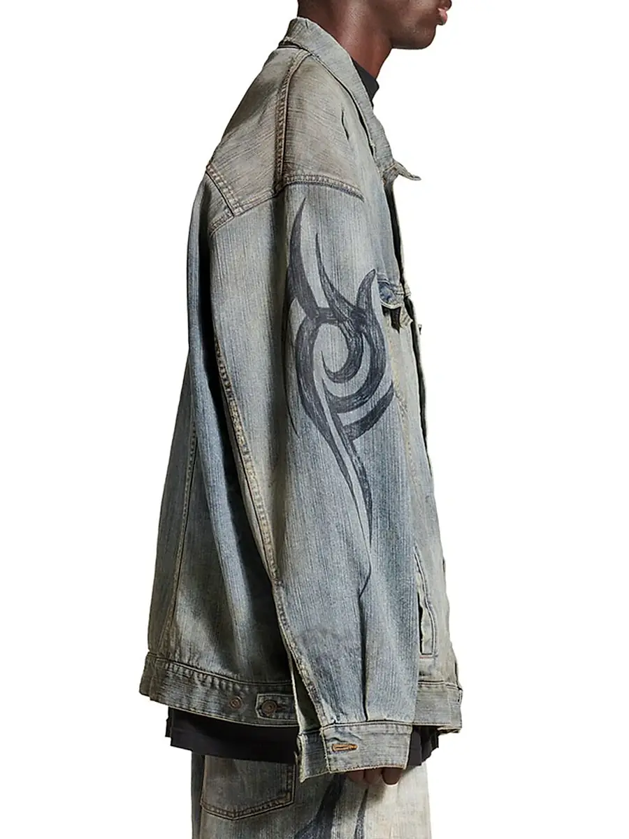Balenciaga Men's Y2K Oversized Jacket | Thumbnail 5 Balenciaga Men's Y2K Oversized Jacket | Thumbnail 5