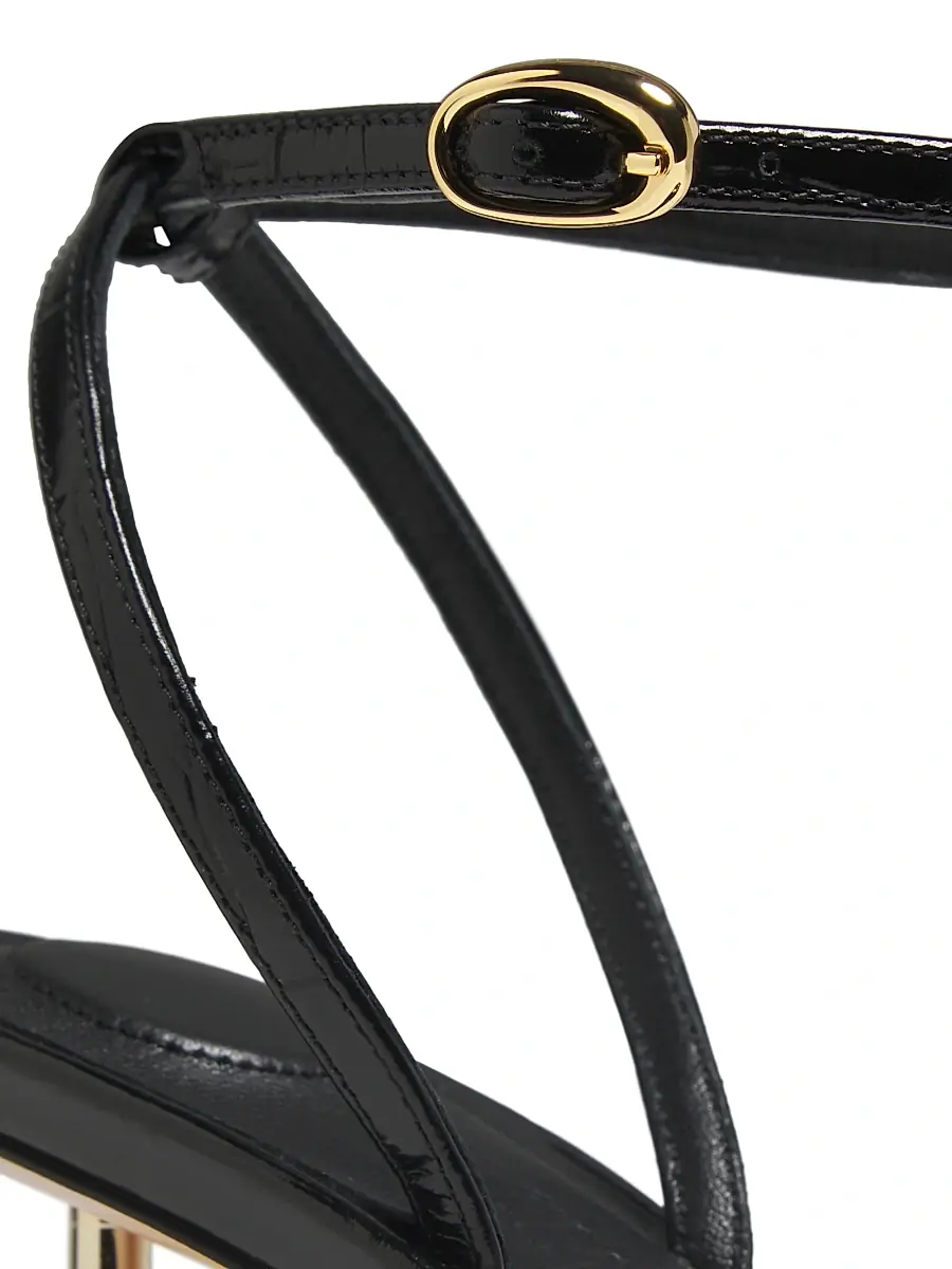Jacquemus Women's Regalo 75MM Leather Sandals - Black | Thumbnail 5 Jacquemus Women's Regalo 75MM Leather Sandals - Black | Thumbnail 5