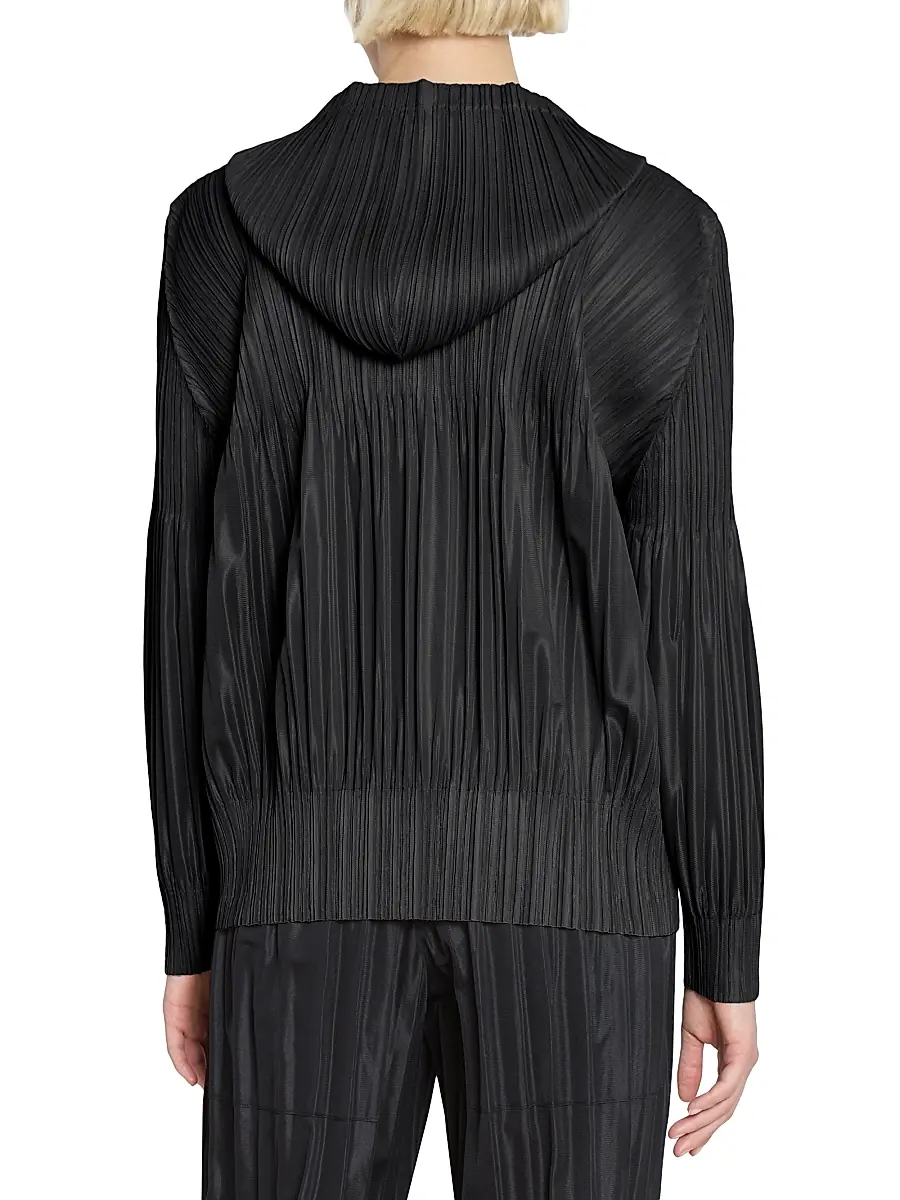 Pleats Please Issey Miyake Women's Interplanetary Fluffy Basics Hoodie | Thumbnail 5 Pleats Please Issey Miyake Women's Interplanetary Fluffy Basics Hoodie | Thumbnail 5