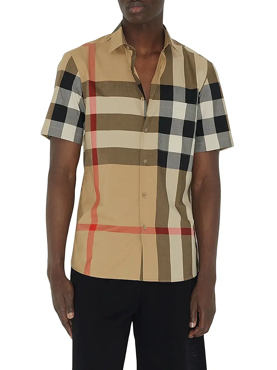 Burberry Men's Summerton Check Shirt | Thumbnail 3 Burberry Men's Summerton Check Shirt | Thumbnail 3
