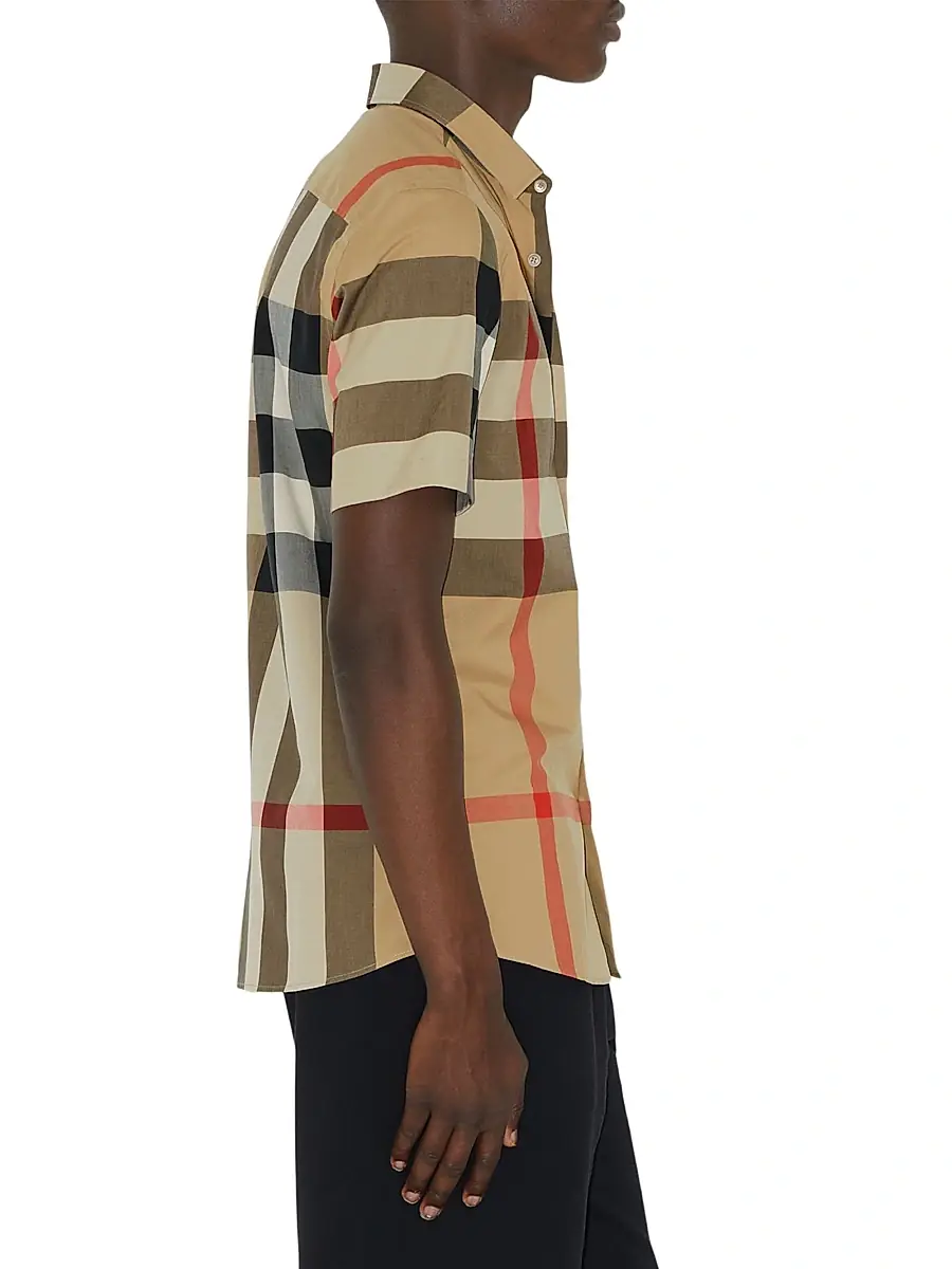 Burberry Men's Summerton Check Shirt | Thumbnail 4 Burberry Men's Summerton Check Shirt | Thumbnail 4