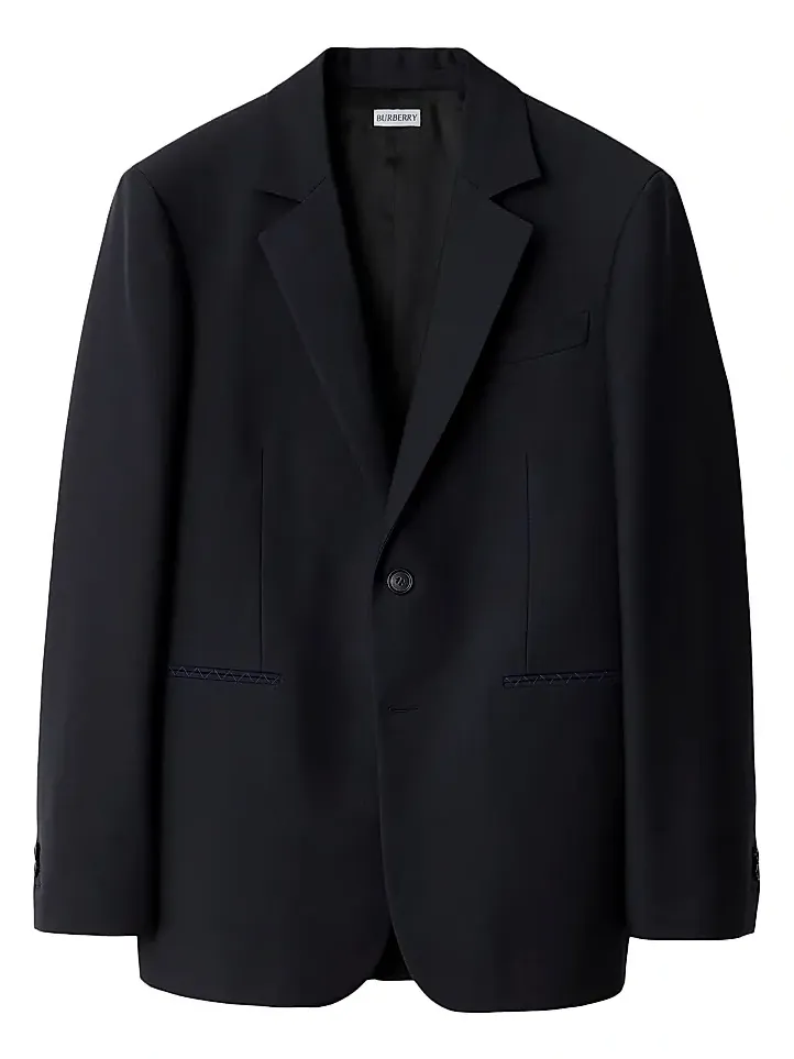 Men's Tailored Wool Twill Jacket Men's Tailored Wool Twill Jacket