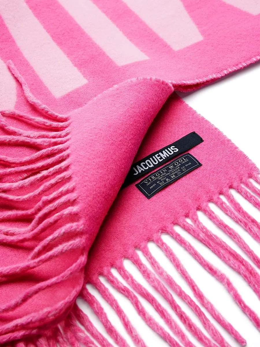 Jacquemus Women's Wool Logo Scarf | Thumbnail 2