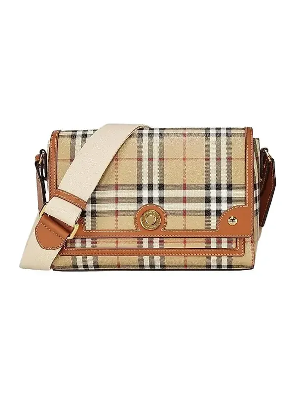 Burberry Women's Note Check Crossbody Bag