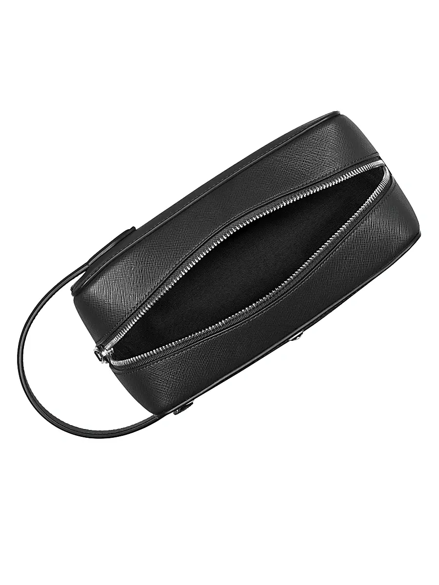 Montblanc Men's Sartorial Leather Wash Bag | Thumbnail 2 Montblanc Men's Sartorial Leather Wash Bag | Thumbnail 2