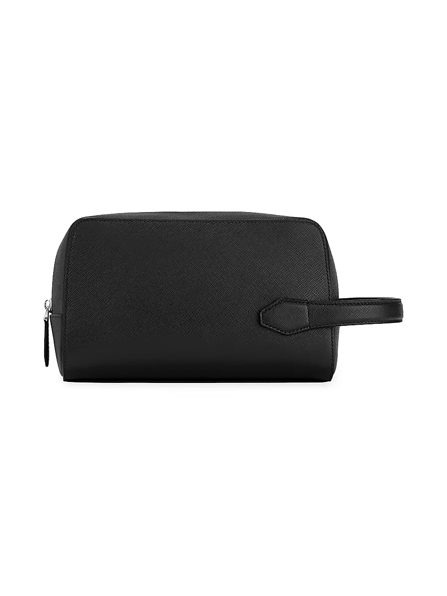 Montblanc Men's Sartorial Leather Wash Bag | Thumbnail 3 Montblanc Men's Sartorial Leather Wash Bag | Thumbnail 3