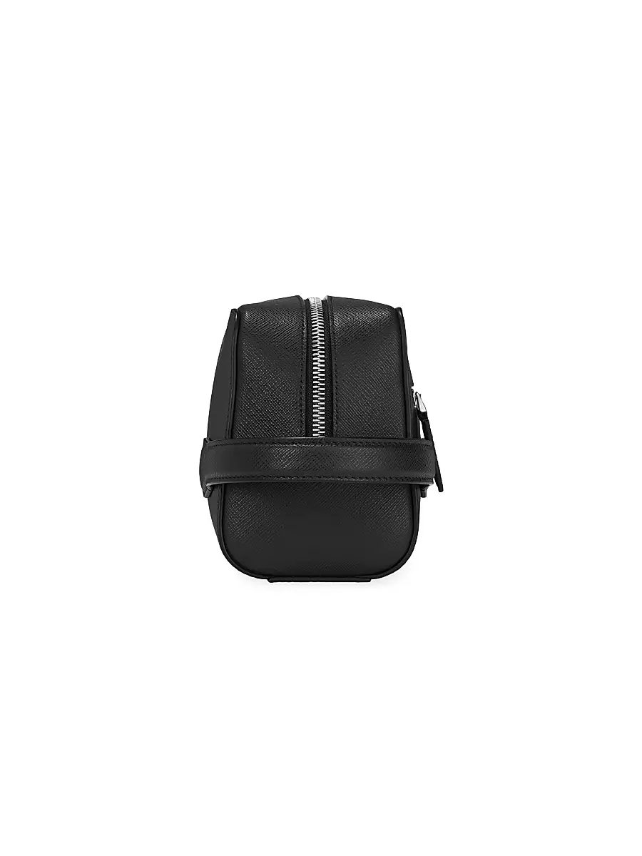 Montblanc Men's Sartorial Leather Wash Bag | Thumbnail 4 Montblanc Men's Sartorial Leather Wash Bag | Thumbnail 4