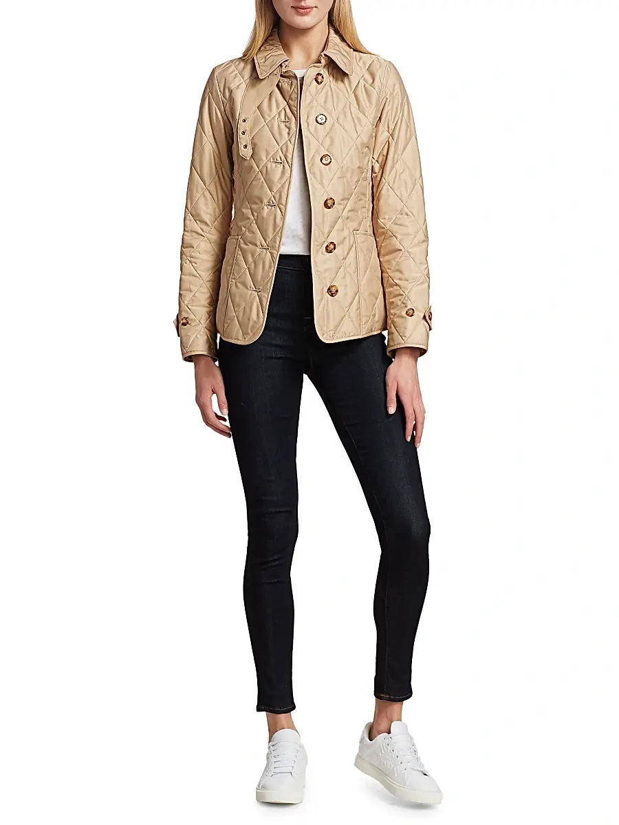 Burberry Women's Fernleigh Quilted Logo Jacket | Thumbnail 2 Burberry Women's Fernleigh Quilted Logo Jacket | Thumbnail 2