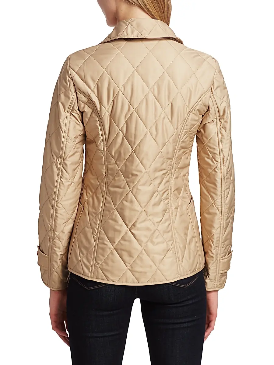 Burberry Women's Fernleigh Quilted Logo Jacket | Thumbnail 5 Burberry Women's Fernleigh Quilted Logo Jacket | Thumbnail 5