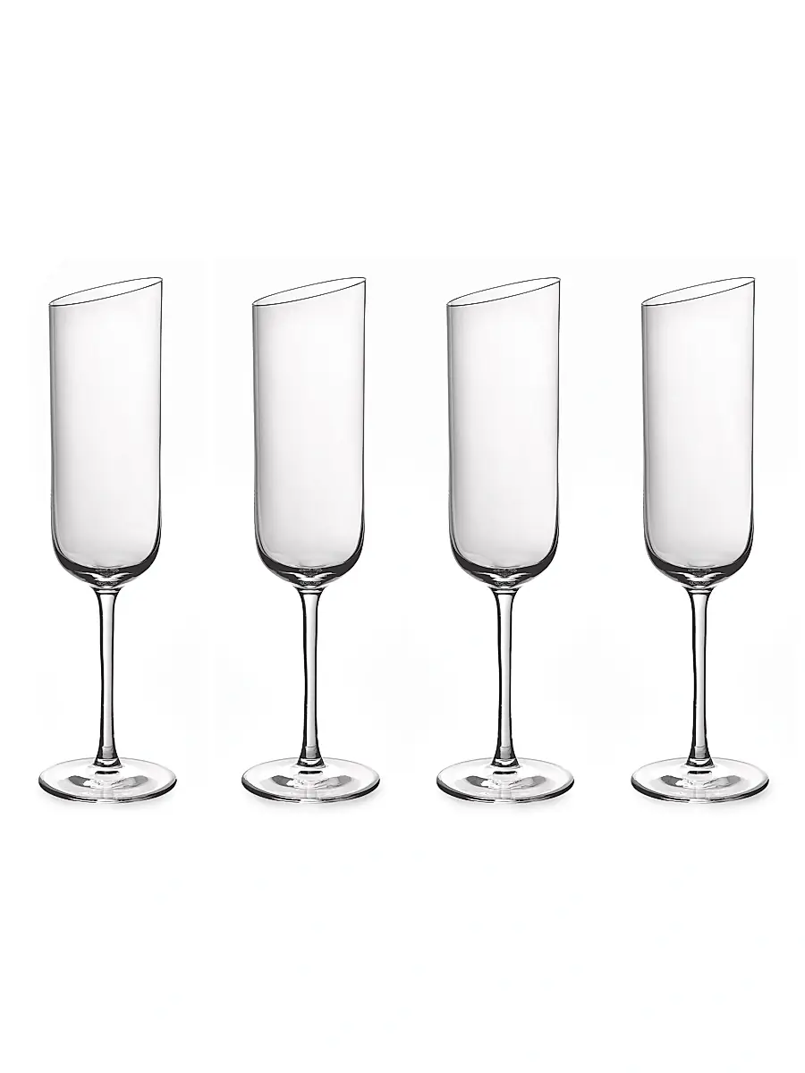 Villeroy & Boch Champagne Flute - Set 4 - Clear | Image 1 Villeroy & Boch Champagne Flute - Set 4 - Clear | Image 1