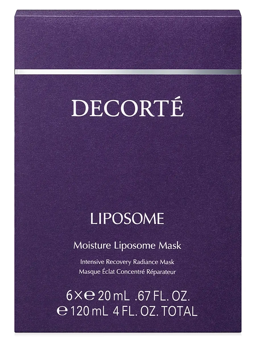 Decorté Women's Liposome Moisture 6-Piece Intensive Recovery Radiance Mask Set