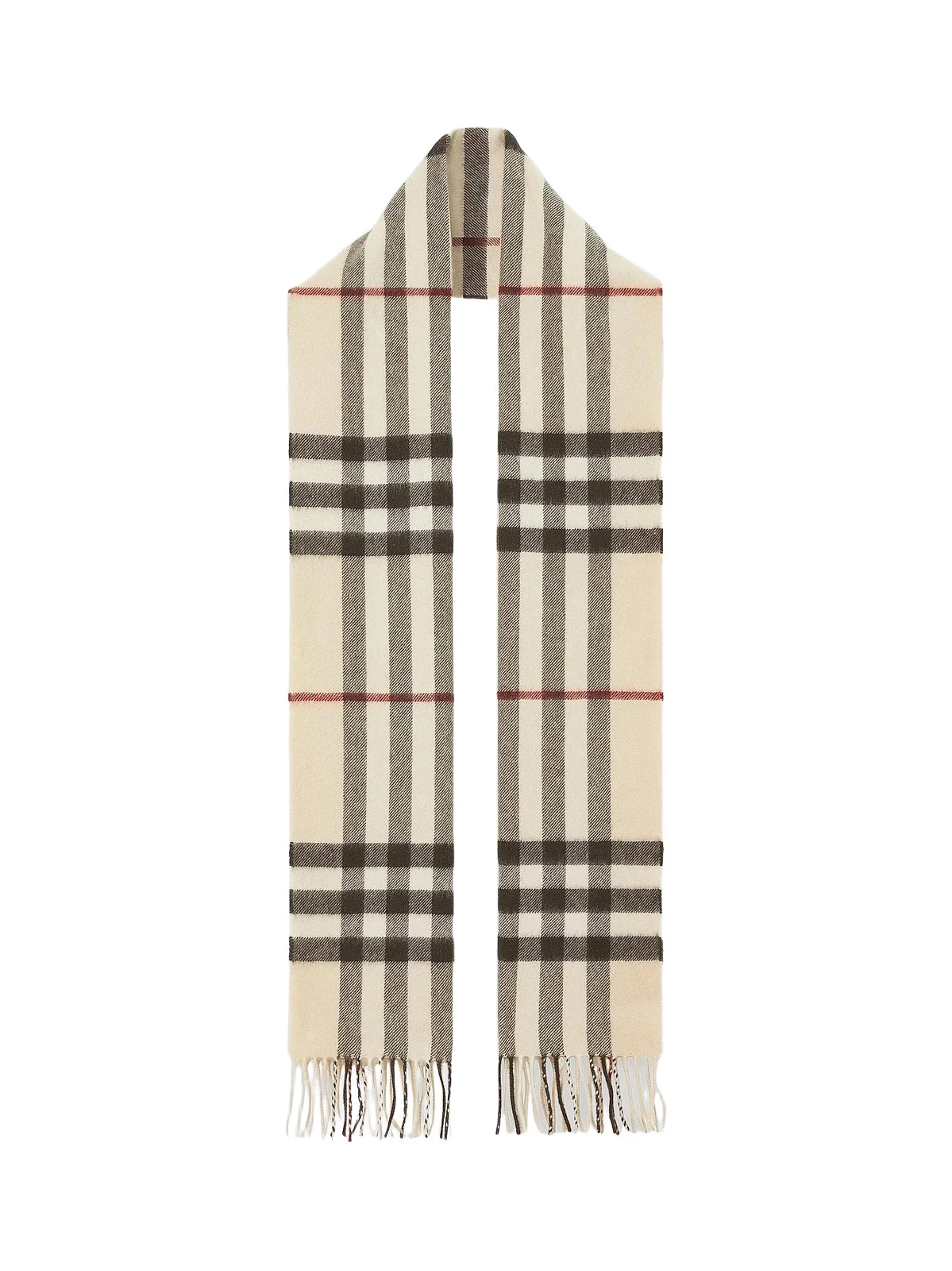 Women's Check Cashmere Scarf