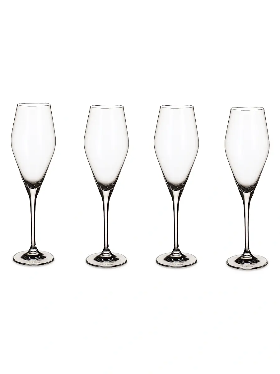 Villeroy & Boch Champagne Flute, Set 4 - Clear | Image 1 Villeroy & Boch Champagne Flute, Set 4 - Clear | Image 1