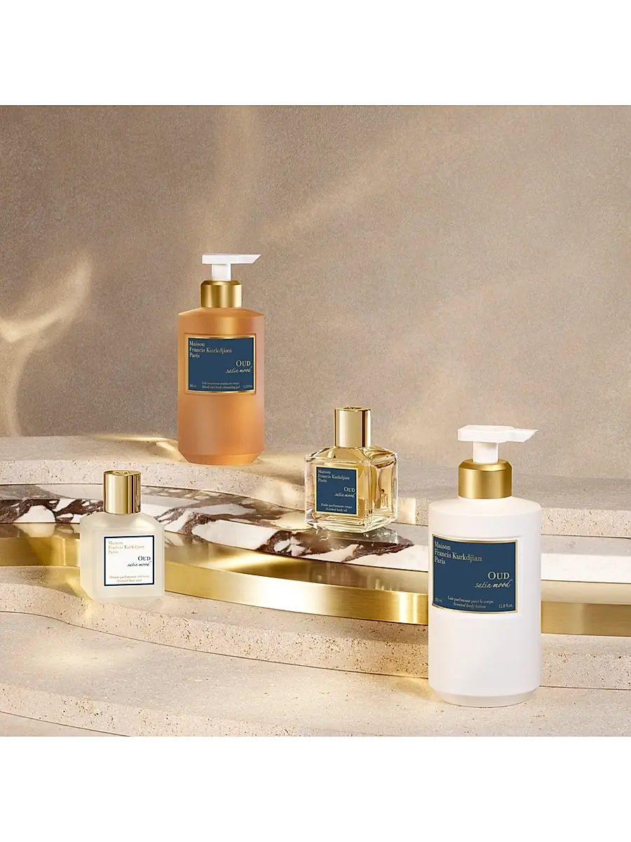 Maison Francis Kurkdjian Oud Satin Mood Hand & Body Cleansing Gel | Thumbnail 4 Maison Francis Kurkdjian Oud Satin Mood Hand & Body Cleansing Gel | Thumbnail 4