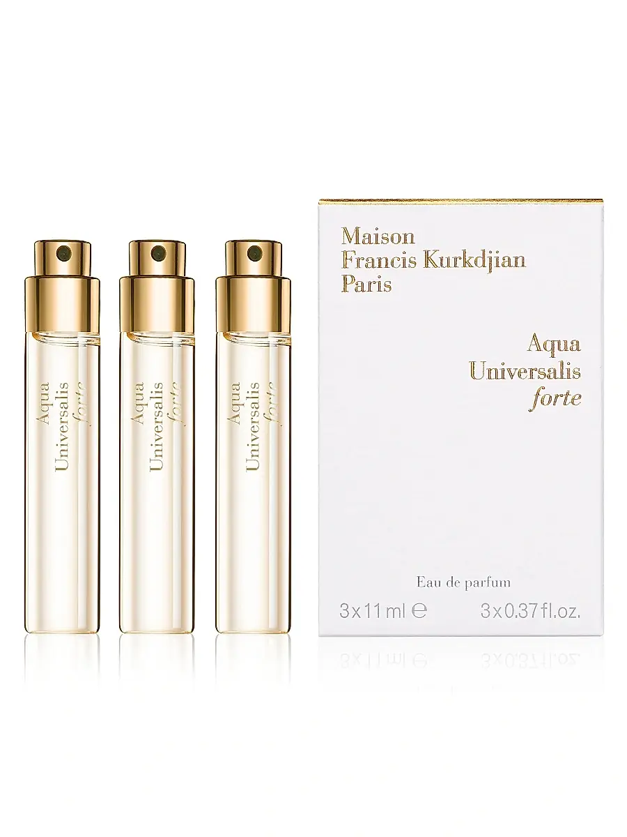 Maison Francis Kurkdjian 3-Piece Aqua Universalis forte Eau de parfum Refill Set/0.37 oz