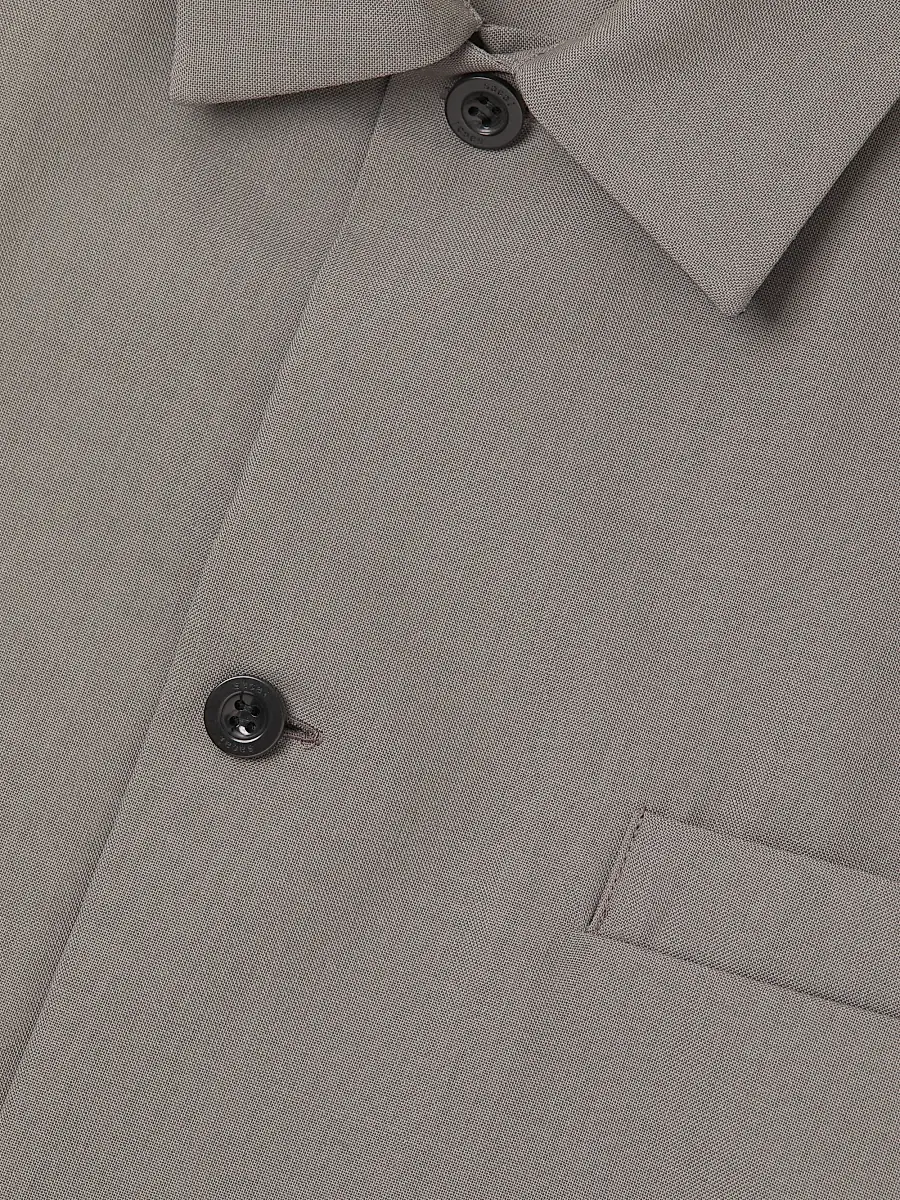 Sacai Men's Wool-Blend Suiting Shirt | Thumbnail 6