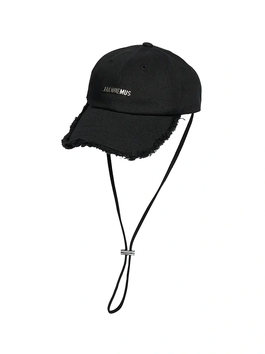 Jacquemus Men's La Casquette Artichaut Frayed Baseball Cap | Thumbnail 2