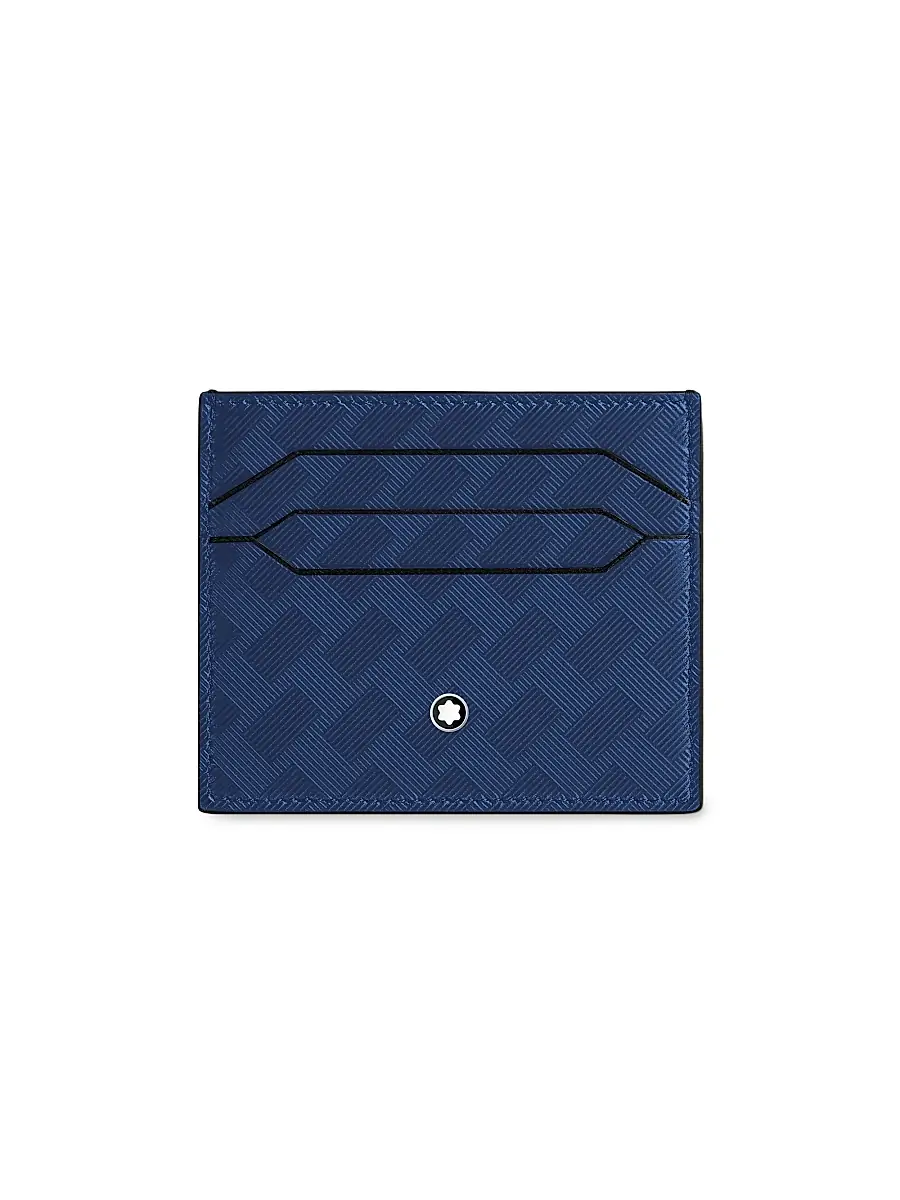 Montblanc Men's Extreme 3.0 Leather Card Case - Ink Blue | Image 1 Montblanc Men's Extreme 3.0 Leather Card Case - Ink Blue | Image 1