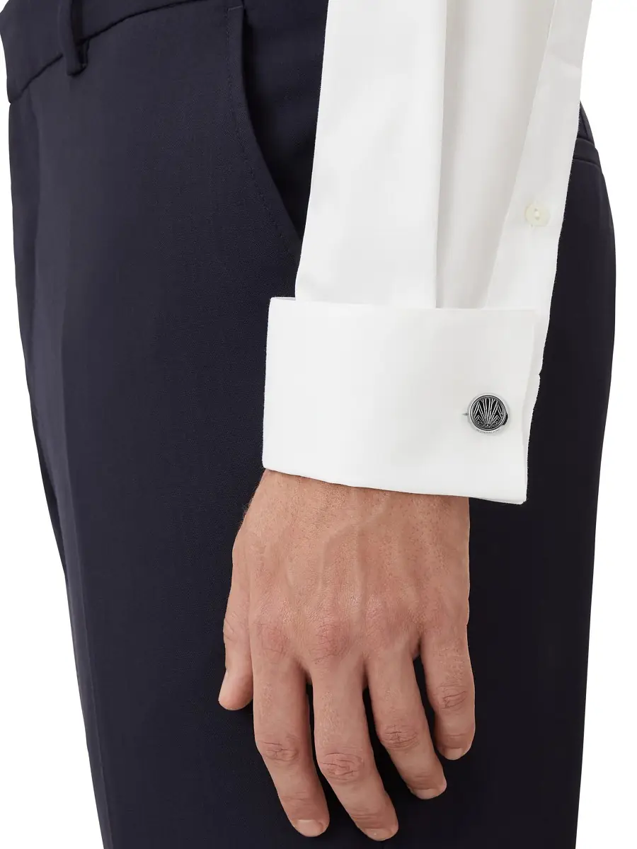 Montblanc Men's Meisterstück Cufflinks - Ink Blue | Image 1 Montblanc Men's Meisterstück Cufflinks - Ink Blue | Image 1