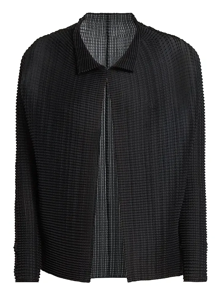 Women's Wooly Pleats Long-Sleeve Shirt Jacket Women's Wooly Pleats Long-Sleeve Shirt Jacket