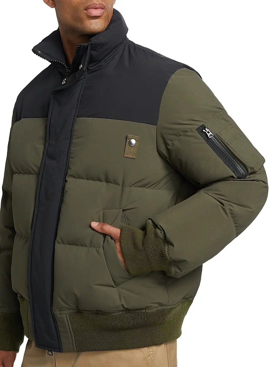 Sacai Men's Two-Tone Puffer Jacket | Thumbnail 6 Sacai Men's Two-Tone Puffer Jacket | Thumbnail 6