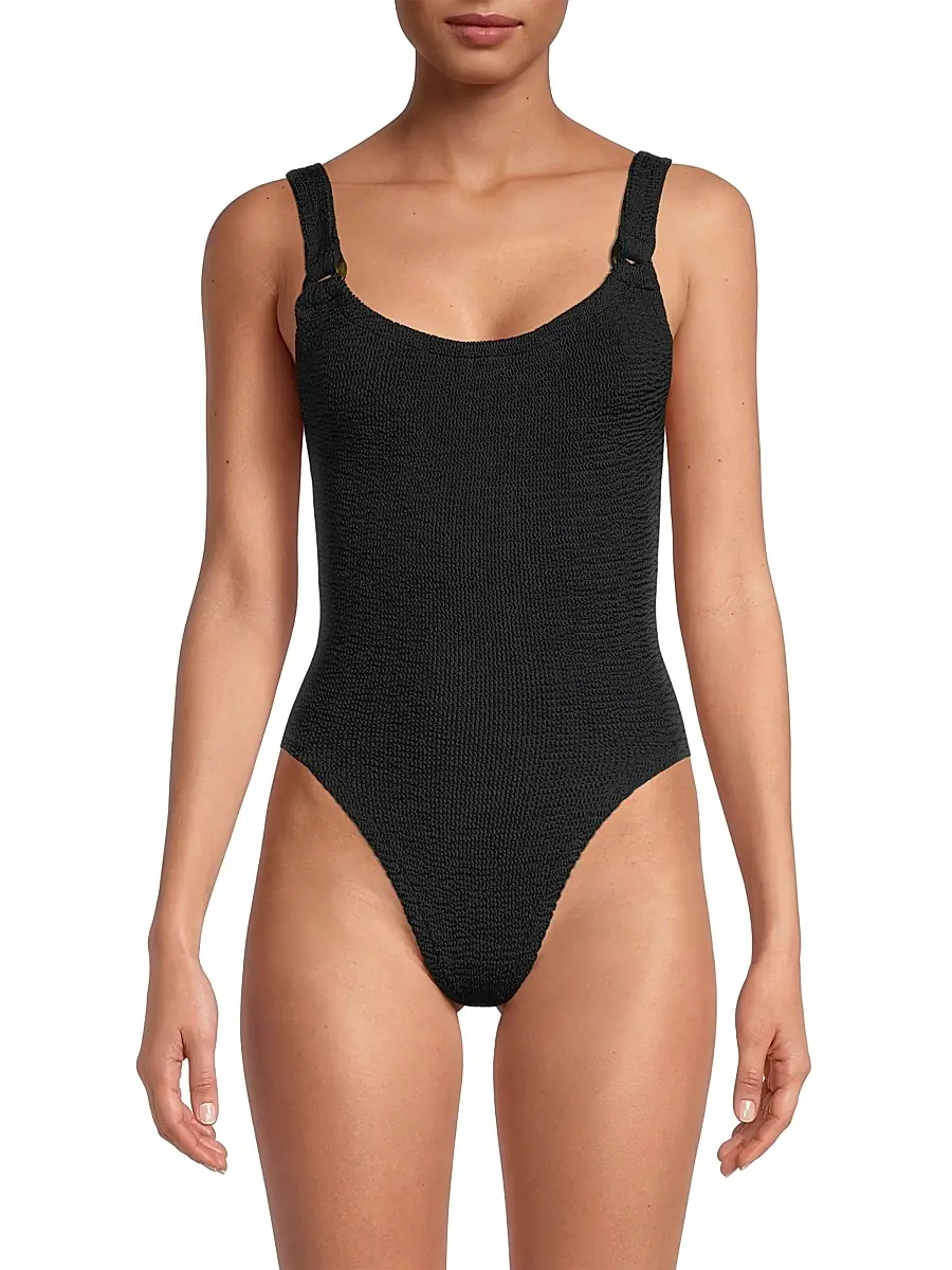 Hunza G Women's Domino One-Piece Swimsuit | Thumbnail 3 Hunza G Women's Domino One-Piece Swimsuit | Thumbnail 3