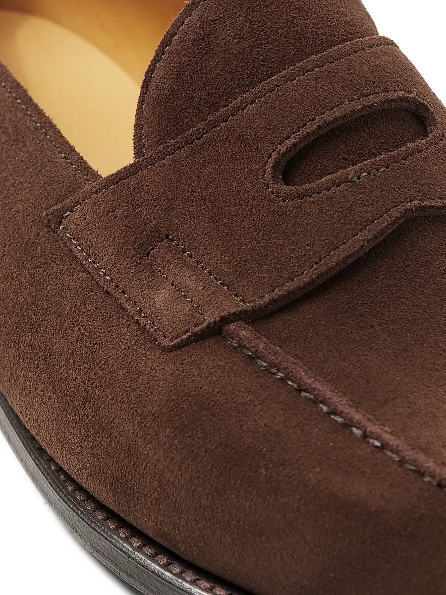 John Lobb Men's Lopez Suede Loafers | Thumbnail 6 John Lobb Men's Lopez Suede Loafers | Thumbnail 6