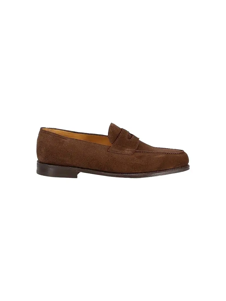 John Lobb Men's Lopez Suede Loafers - Brown - Size 11 | Image 1 John Lobb Men's Lopez Suede Loafers - Brown - Size 11 | Image 1