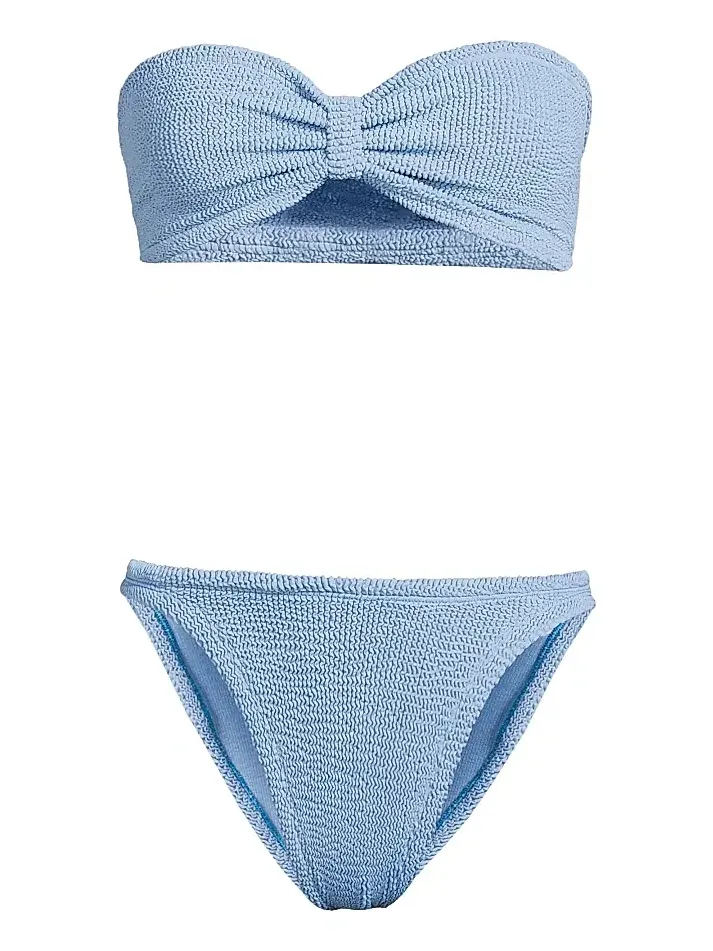 Hunza G Women's Jean Bow Two-Piece Bikini Set