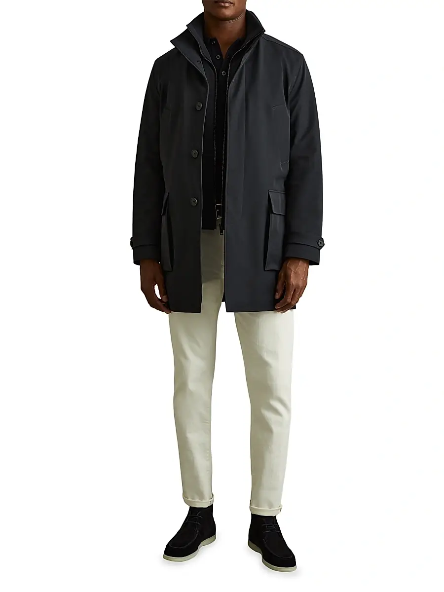 Reiss Men's Player Woven Jacket | Thumbnail 2 Reiss Men's Player Woven Jacket | Thumbnail 2