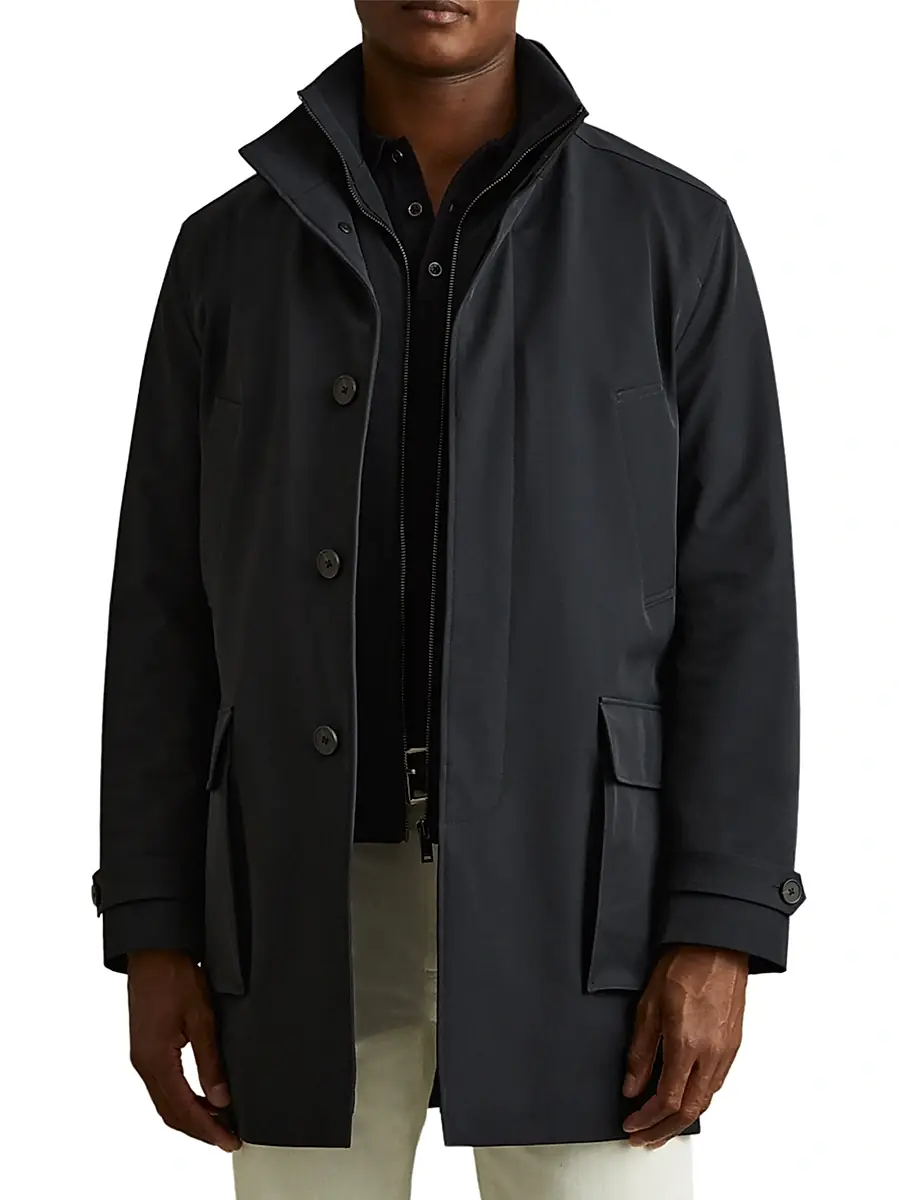 Reiss Men's Player Woven Jacket | Thumbnail 3 Reiss Men's Player Woven Jacket | Thumbnail 3