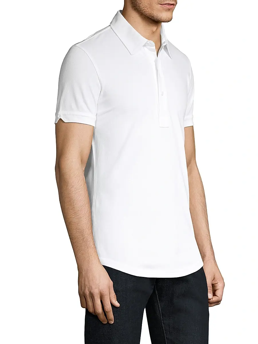 Orlebar Brown Men's Sebastian Tailored Polo Shirt | Thumbnail 4 Orlebar Brown Men's Sebastian Tailored Polo Shirt | Thumbnail 4
