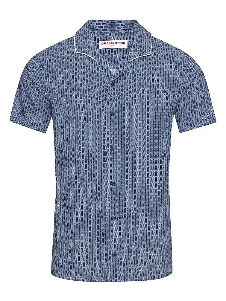 Men's Hibbert Perez Abstract Camp Shirt