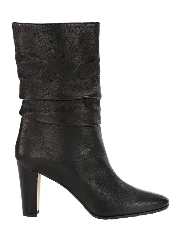 Women's Calasso 90MM Ruched Leather Boots Women's Calasso 90MM Ruched Leather Boots