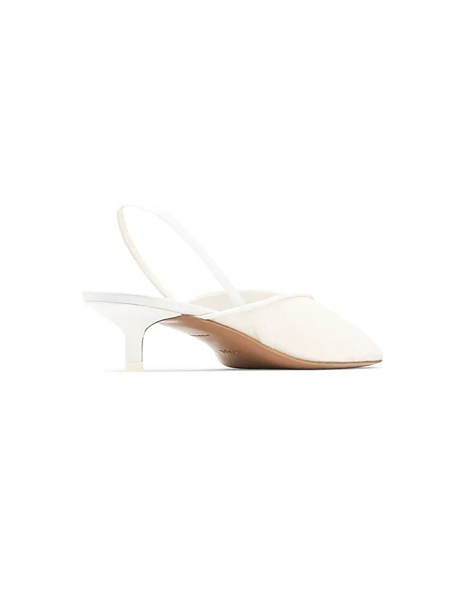 NEOUS Women's Irena Lace 40MM Slingback Kitten Heels | Thumbnail 2