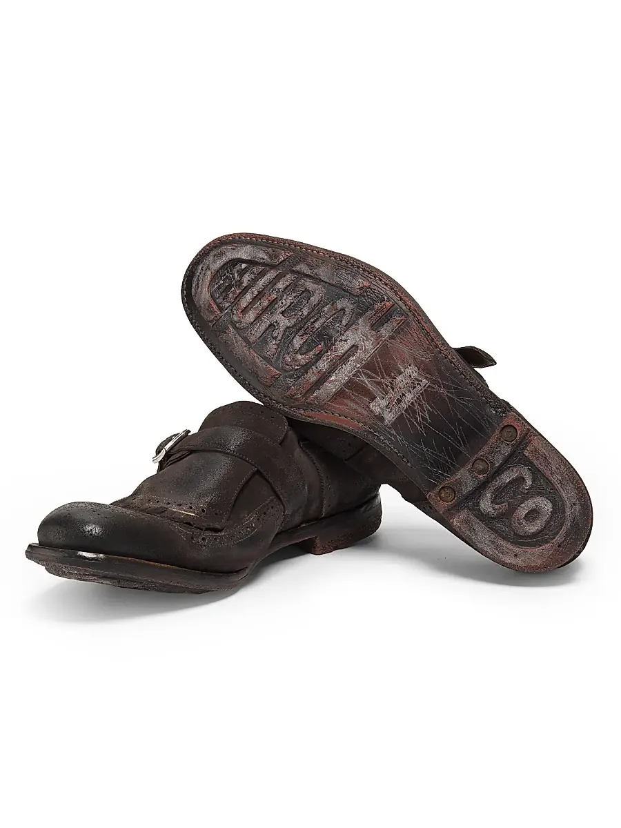 Church's Men's Shanghai Leather Loafers - Brown | Thumbnail 6 Church's Men's Shanghai Leather Loafers - Brown | Thumbnail 6