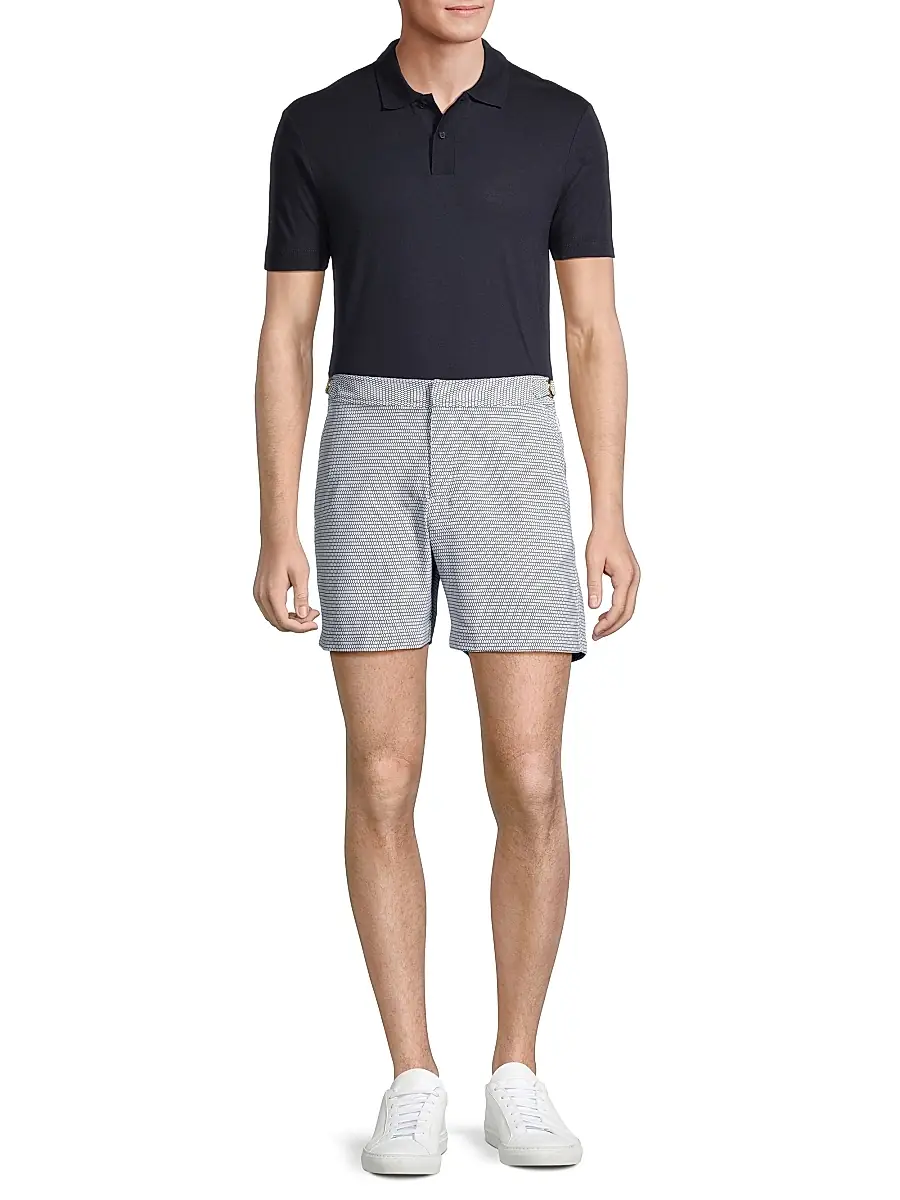 Orlebar Brown Men's Bulldog x Fenella Geometric Swim Shorts | Thumbnail 2