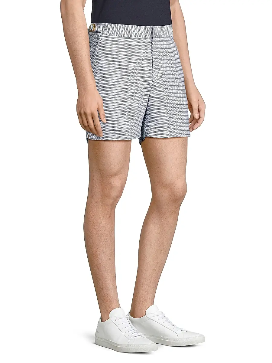 Orlebar Brown Men's Bulldog x Fenella Geometric Swim Shorts | Thumbnail 4