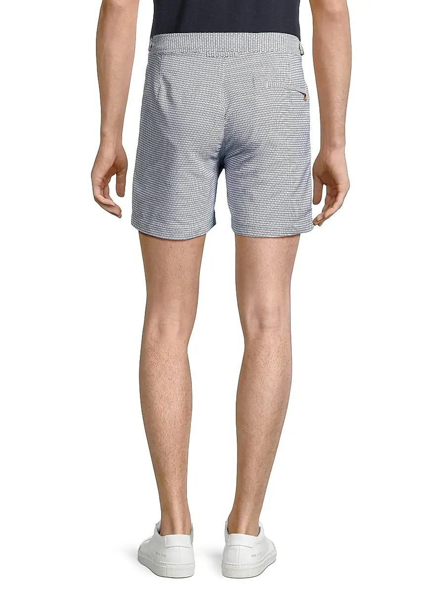 Orlebar Brown Men's Bulldog x Fenella Geometric Swim Shorts | Thumbnail 5