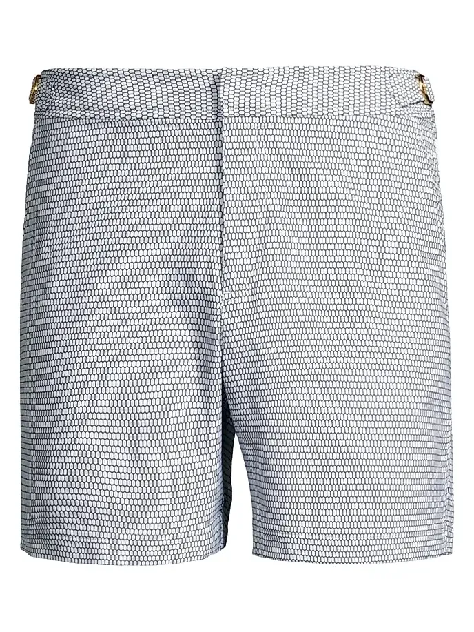 Orlebar Brown Men's Bulldog x Fenella Geometric Swim Shorts