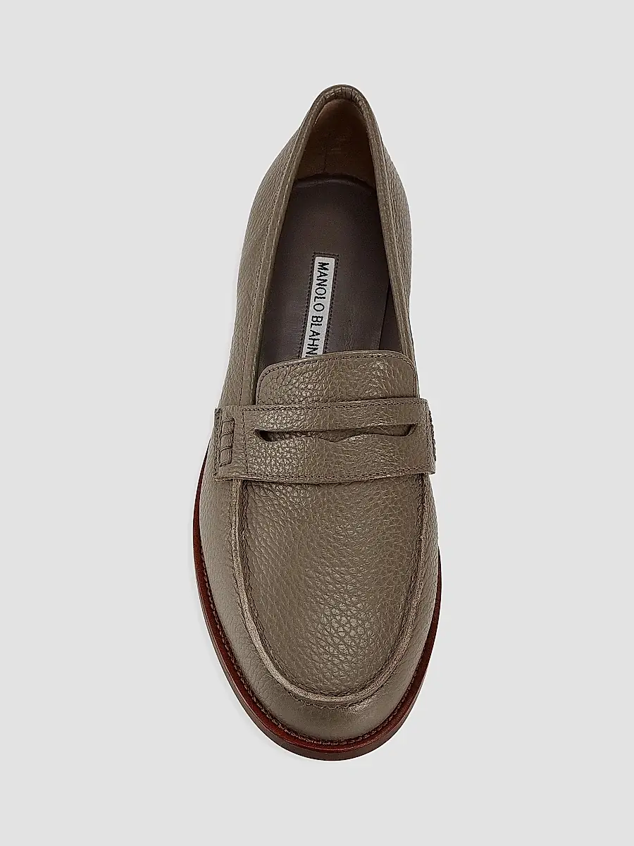 Manolo Blahnik Women's Perrita Leather Loafers | Thumbnail 5 Manolo Blahnik Women's Perrita Leather Loafers | Thumbnail 5