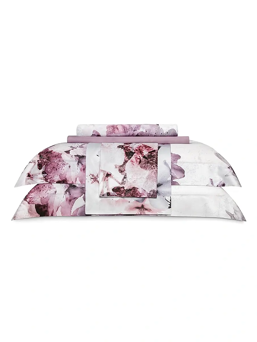 Togas Wilma Duvet Cover & Sham Collection - Violet White | Thumbnail 2 Togas Wilma Duvet Cover & Sham Collection - Violet White | Thumbnail 2