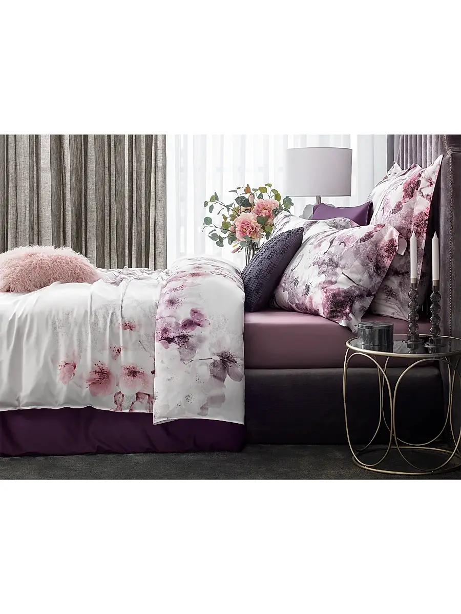 Togas Wilma Duvet Cover & Sham Collection - Violet White | Thumbnail 7 Togas Wilma Duvet Cover & Sham Collection - Violet White | Thumbnail 7