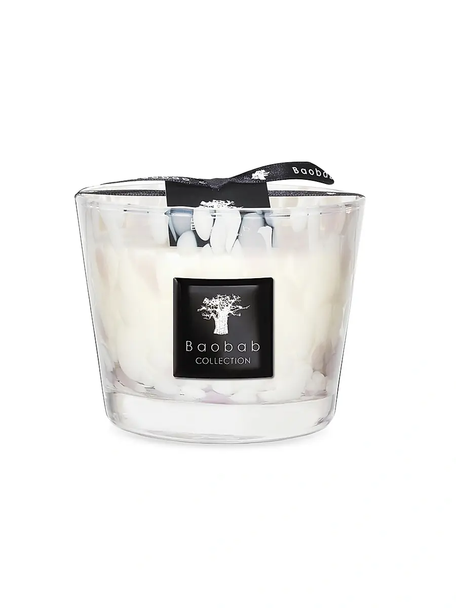 Baobab Unisex Pearls White Pearl Candle | Thumbnail 2 Baobab Unisex Pearls White Pearl Candle | Thumbnail 2