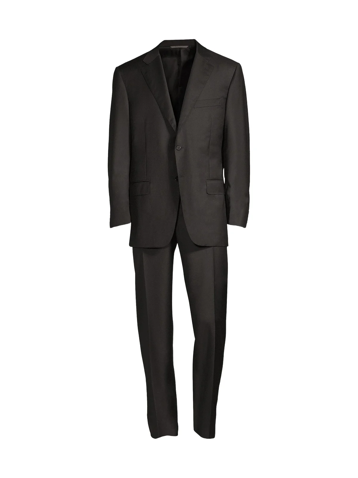 Men's Regular-Fit Two-Button Wool-Blend Suit Men's Regular-Fit Two-Button Wool-Blend Suit